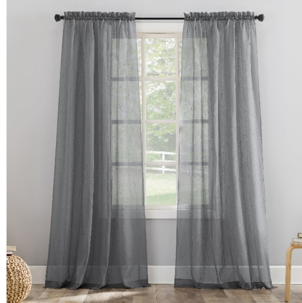 Sheer style curtains